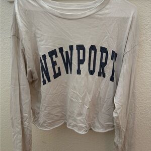 Brandi Newport Cream Long Sleeve Top